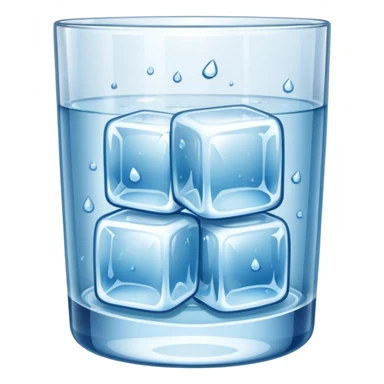 ice cubes sticker
