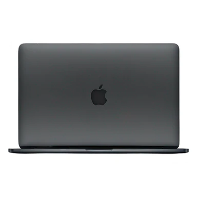 MacBook Pro in space black sticker