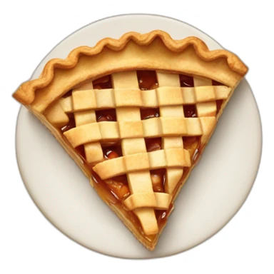 apple pie slice sticker