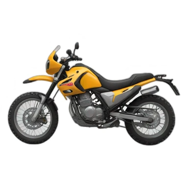 Enduro motorcycle sticker