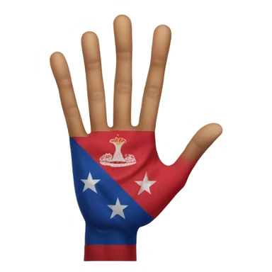 3 Fingers up for serbia  sticker