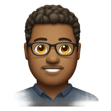 A fat looking guy hes 20 wears glasses has only a goaty  sticker