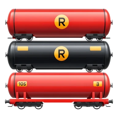 railway fuel car sticker