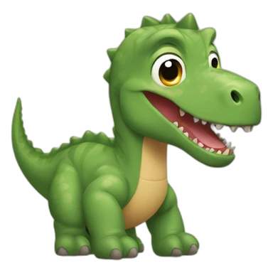 Un dinosaures qui qui chevauchent une mamie sticker