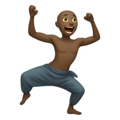 Sméagol dancing sticker