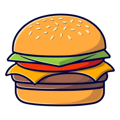 Rangers baseball burger sticker