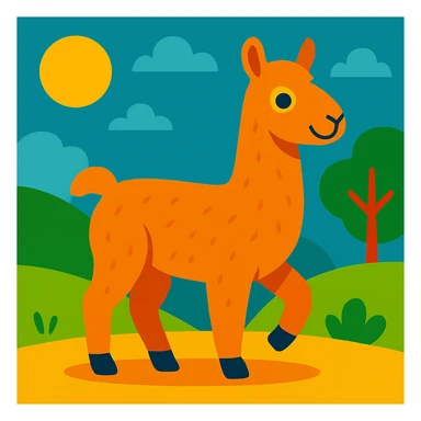 Lama sticker