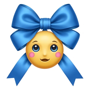 Eyeroll with ribbon sticker