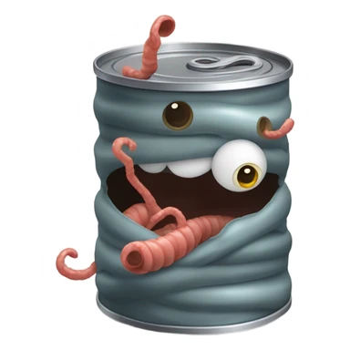 Can of worms sticker