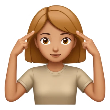 girl raising elbows instead of hands sticker