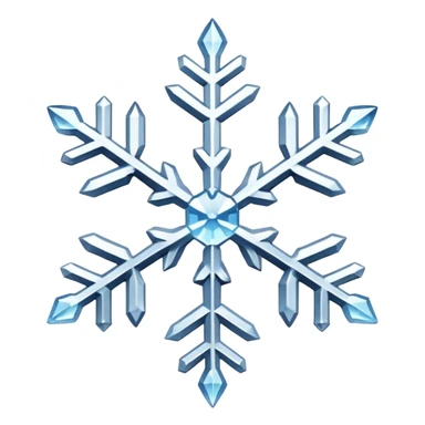 brilliance snowflake sticker