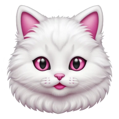 kitty  with big lips more big mroe more more big  sticker