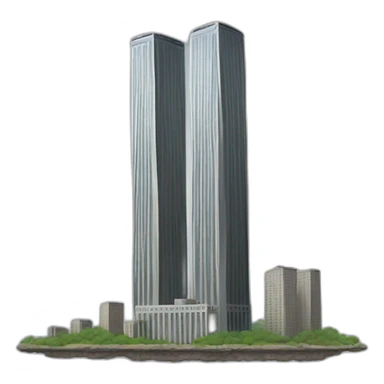 Twin tower sticker