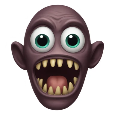 horrifying creature  sticker