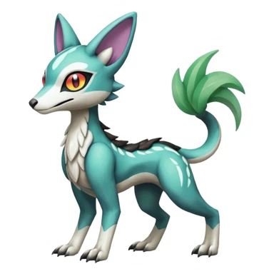 Meloetta-Vernid-Trico-Sergal-Protogen-Primagen-Pokémon-Fakémon-creature sticker