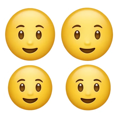 yellow emoji with psi (ψ) symbol, modern and clear look sticker