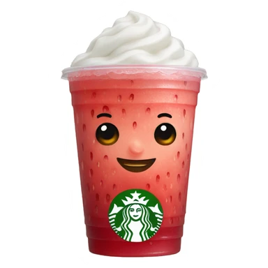 Starbucks strawberry refresher  sticker