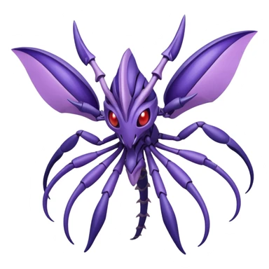 Genesect-Miraidon-Lunala-Fakémon-hybrid-creature (full body)  sticker