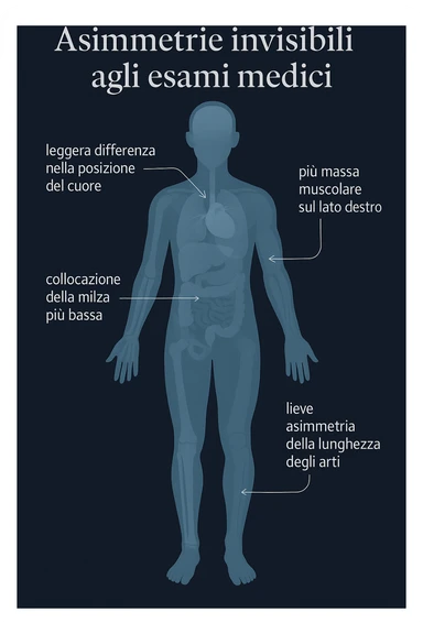 Asimmetrie invisibili agli esami medici sticker