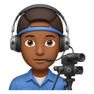 cameraman in Newsroom sticker