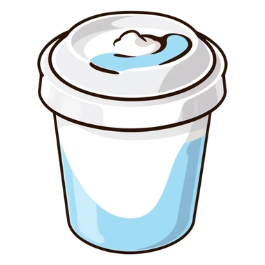 yogurt container sticker