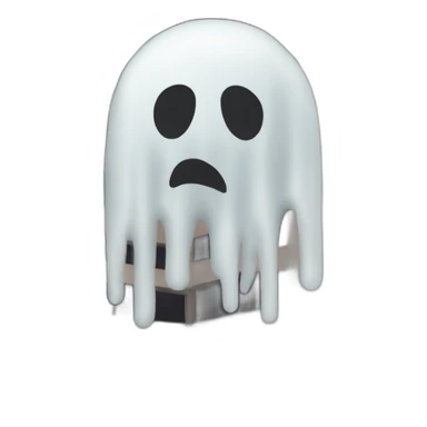 fantasma en edificio sticker