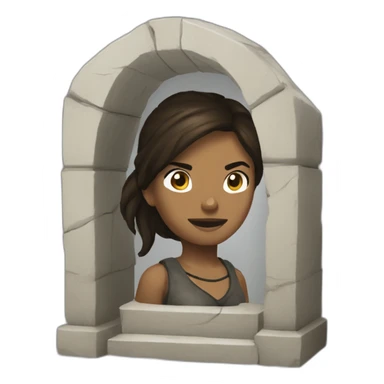 church tomb raider sticker