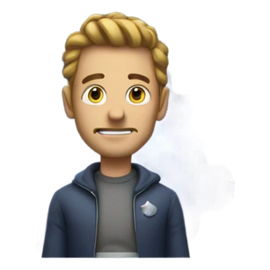 A man with a Shiesty on and galaxy gas sticker