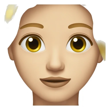 dirty blonde hair side part greeen eyes square face man sticker