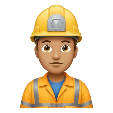 garbage man with yellowhelmet sticker