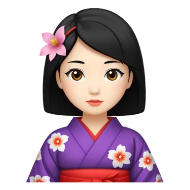 mulher japones sticker