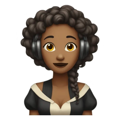 Seraphine singing sticker