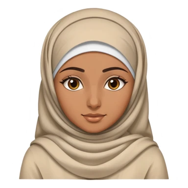 Egyptian hijabi Woman 21 years old in traditional Egyptian clothes sticker