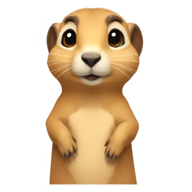 Prairie dog genshin  sticker