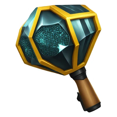 Free fire diamond with microphones sticker