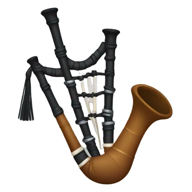Bagpipe sticker