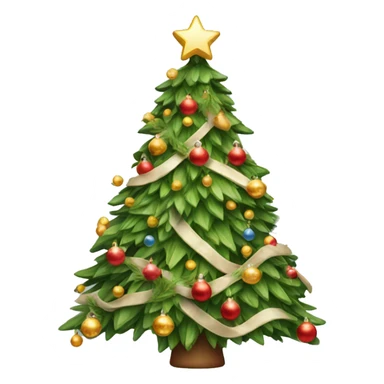 Nordic classic Christmas tree sticker