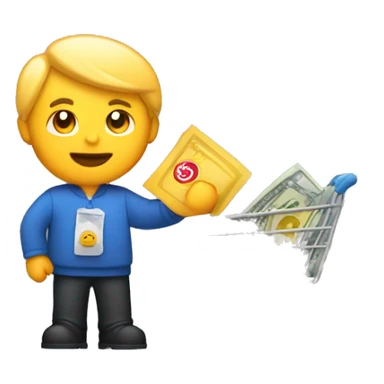 collect a deposit at checkout sticker