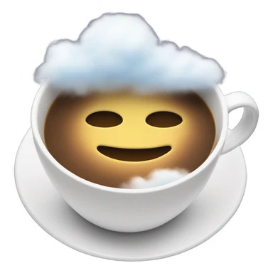 clouds in coffee  sticker