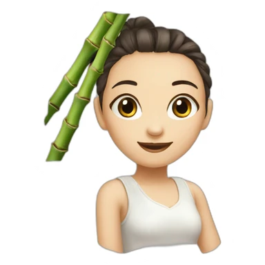 bamboo_sweet girl sticker