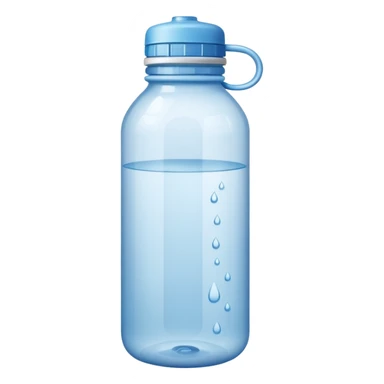 A water bottle sticker