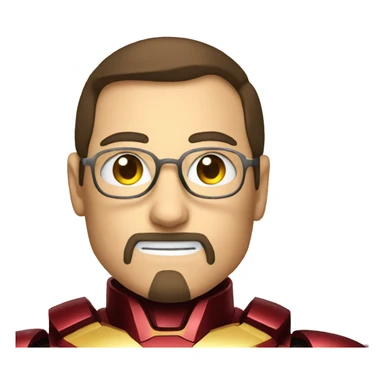 Steve Jobs as Iron Man sticker
