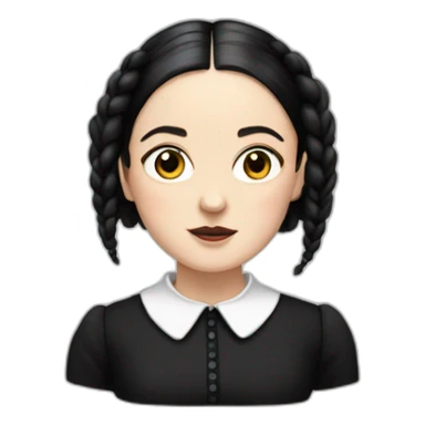 Wednesday Adams sticker
