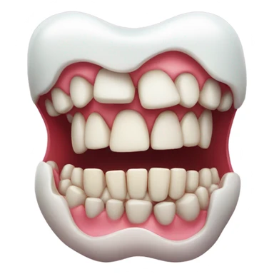 Rotten teeth sticker