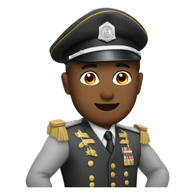 Yes sir salute  sticker