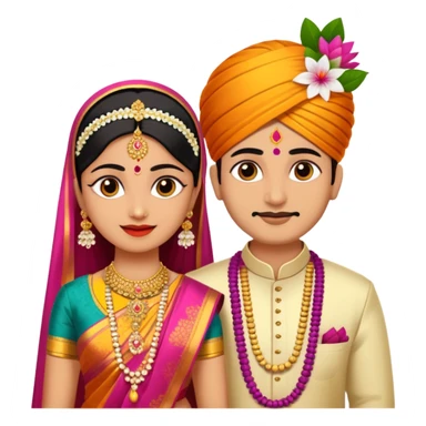 south indian wedding sticker