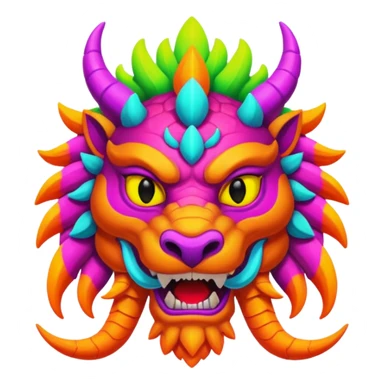 ketzalcoalt colores neon  sticker