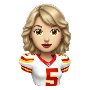 Taylor-Swift-kansas-city-chiefs sticker