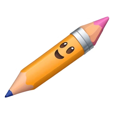 Tan crayon sticker