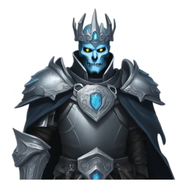 Macron as the lich king sticker
